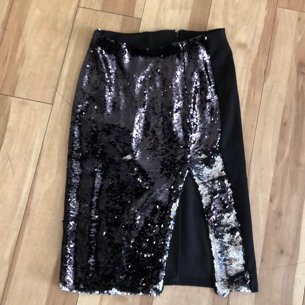 Sequin Pencil Skirt